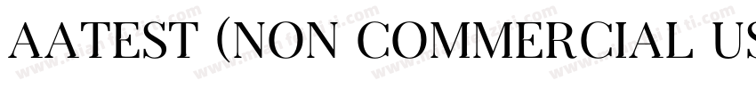 AaTEST (Non Commercial Use)字体转换